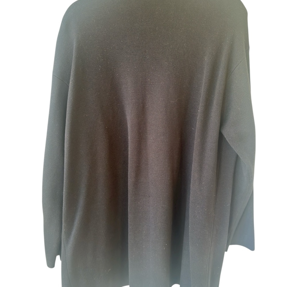 Talbots Collared Knit Open Cardigan 2X - Picture 2 of 4